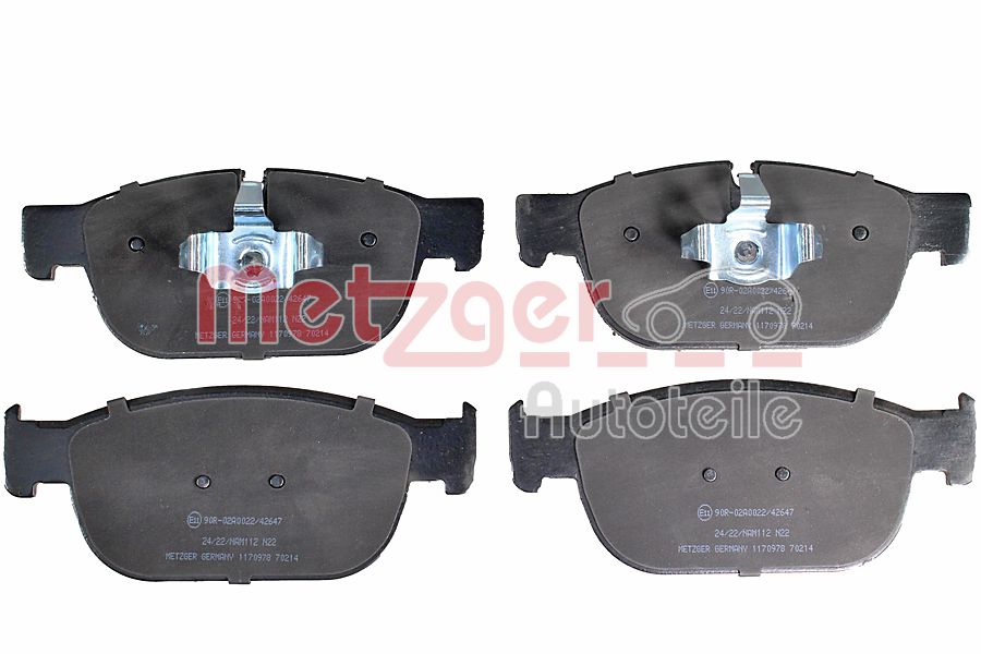 METZGER 1170978 GREENPARTS Bremsbelagsatz, Scheibenbremse